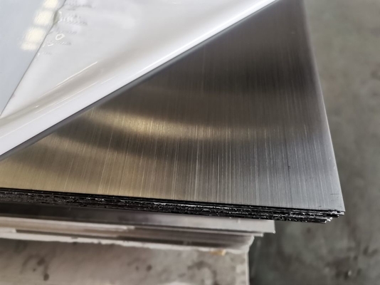 лист плиты нержавеющей стали 1250*2500mm волосяного покрова 5mm мебели 1D стальной нержавеющий