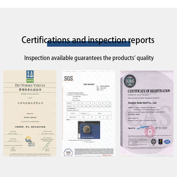 Jiangsu Xuda Steel Industry Co., LTD Контроль качества